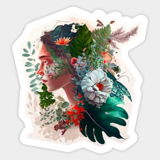 flowery Sticker